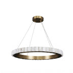 Alabaster Round Chandelier