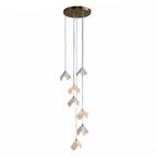 Floral Pendant Chandelier 7-Light