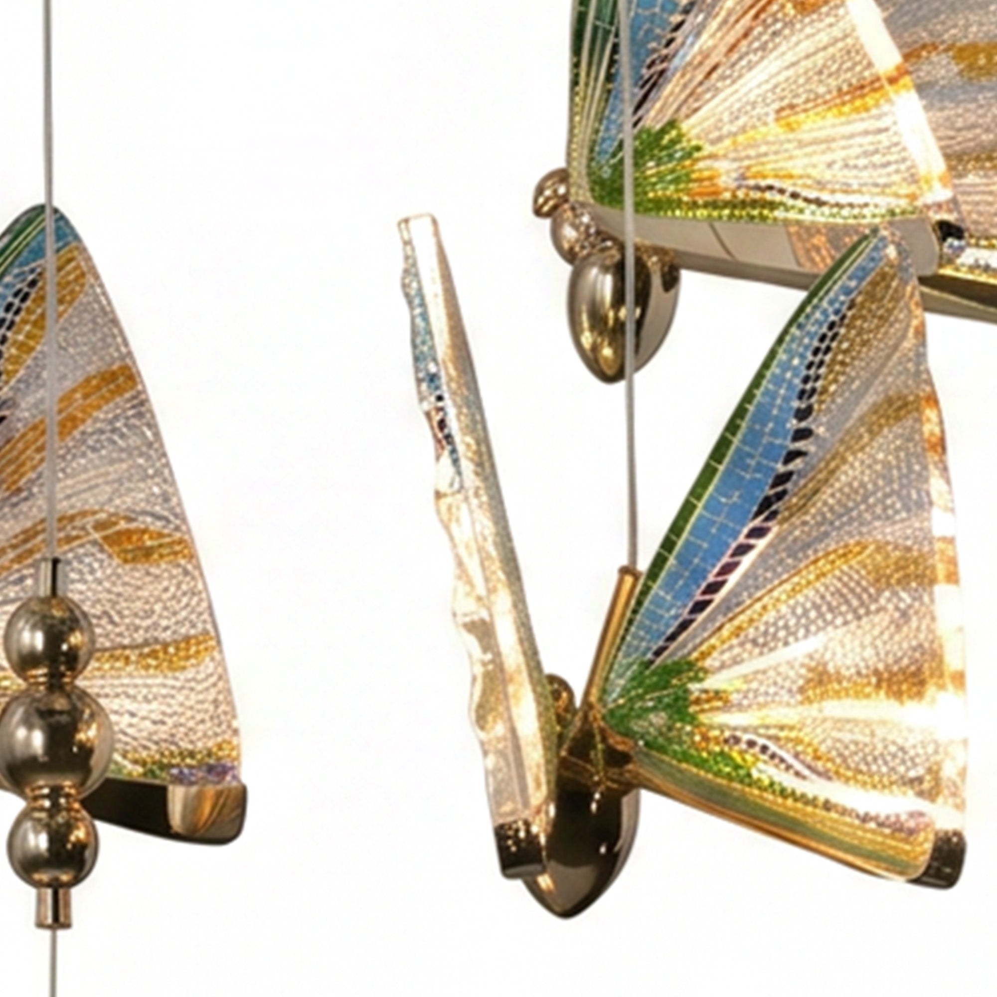 5-Light Butterfly Hanging Pendant Light