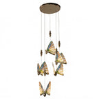 5-Light Butterfly Hanging Pendant Light