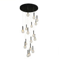 Round Glass Orb Chandelier 18-Light