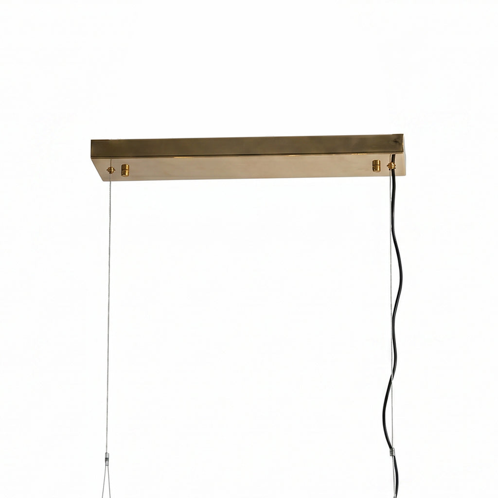 Rectangular Crystal Chandelier for Dining Table