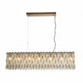 Rectangular Crystal Chandelier for Dining Table