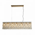 Rectangular Crystal Chandelier for Dining Table