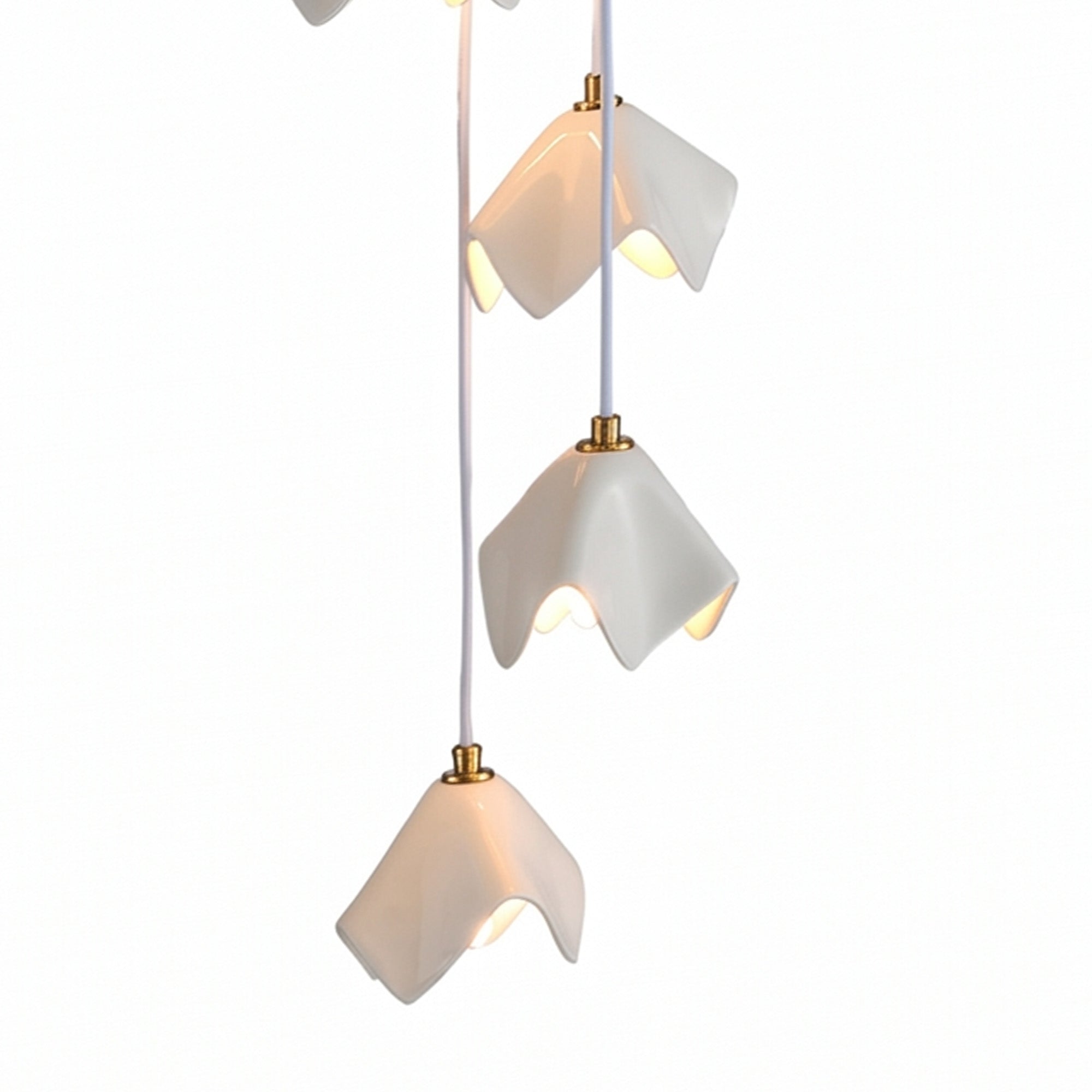 Floral Pendant Chandelier 7-Light