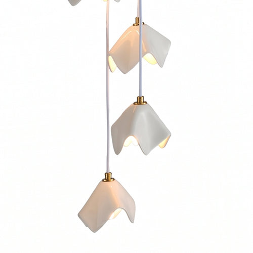 Floral Pendant Chandelier 7-Light