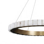 Alabaster Round Chandelier