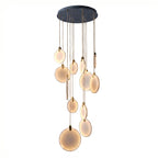 Cascading Marble Pendant Light 12-Tier