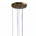 Floral Pendant Chandelier 7-Light