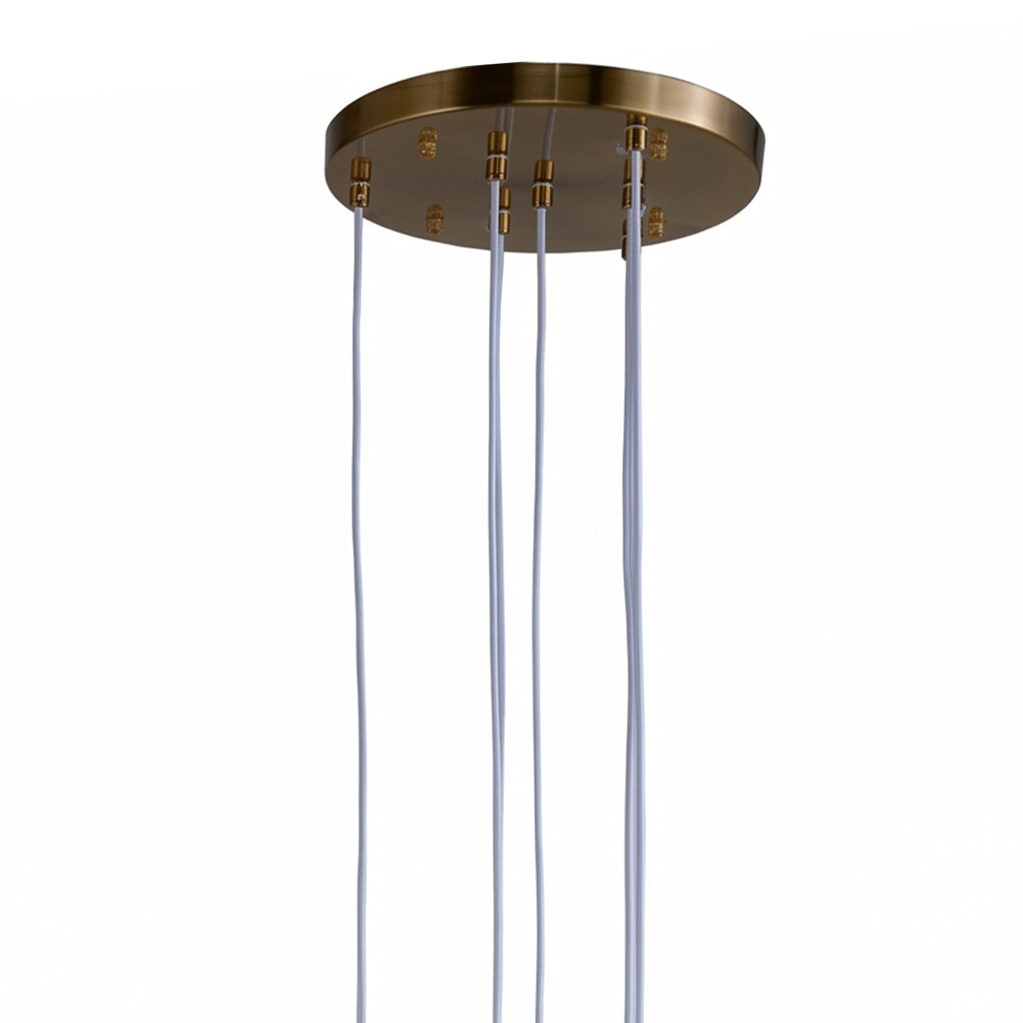 Floral Pendant Chandelier 7-Light